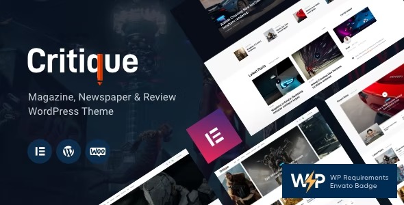 Critique 1.23.0 – Magazine, Newspaper & Review WordPress Theme