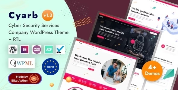 Cyarb 2.3 – Cyber Security Services Company WordPress Theme