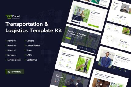 Escal - Transportation & Logistics Elementor Template Kit