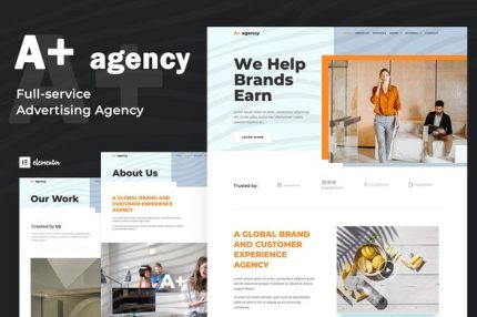 A-Plus - Creative Agency Elementor Template Kit