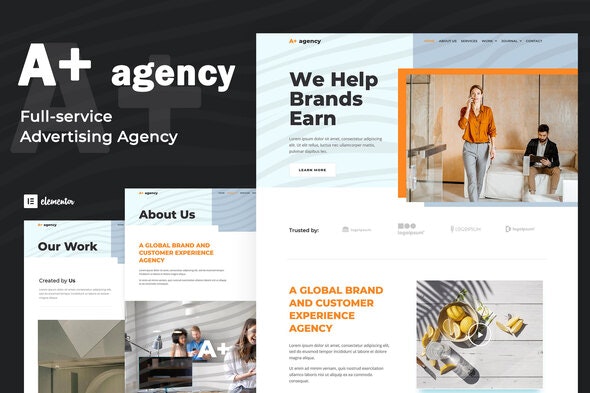 A-Plus – Creative Agency Elementor Template Kit