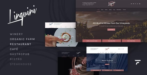 Linguini 4.1.0 – Restaurant WordPress Theme