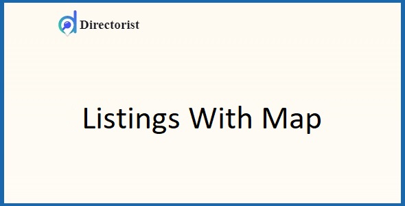 Directorist Listings With Map 2.3