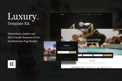 Luxury - Hotel & Resorts Elementor Template Kit