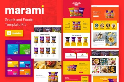 Marami - Snack Brand & Bakery Template Kit