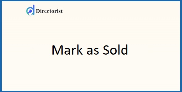 Directorist Mark as Sold 2.2