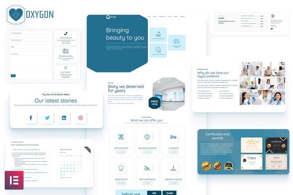 Oxygon – Healthcare Medical Clinic Template Kit