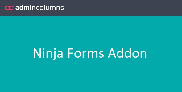 Admin Columns Pro Ninja Forms Addon 1.5