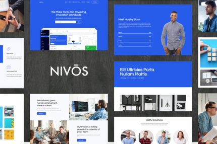 Nivos - Software Company Elementor Template Kit
