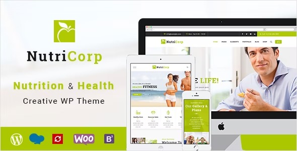 Nutricorp - Nutrition & Health Creative WordPress Theme