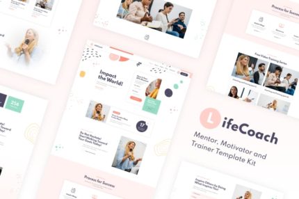 LifeCoach - Mentor & Trainer Template Kit