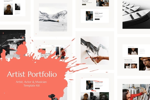 Artisio – Artist, Actor & Musician Elementor Template Kit