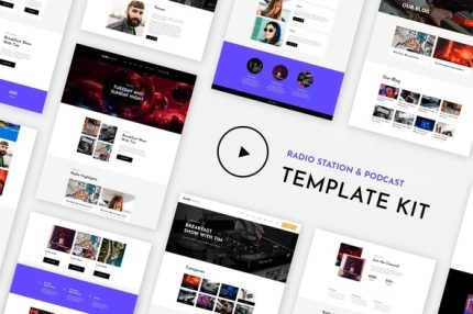 RareRadio - Music & Streaming Elementor Template Kit