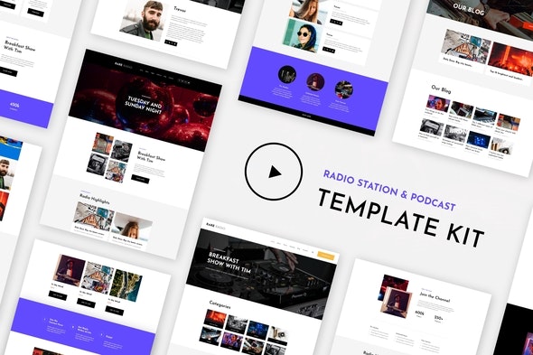 RareRadio – Music & Streaming Elementor Template Kit