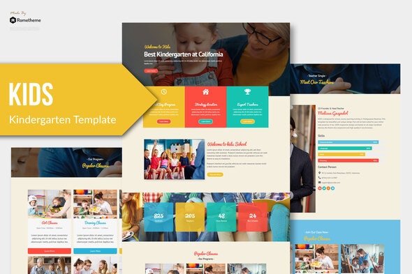 Kids - Kindergarten & Child Care Elementor Template Kit