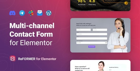 ReFormer 1.0.6 – Multichannel Contact Form for Elementor