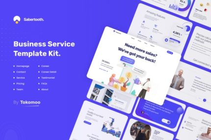 Sabertooth - Business Startup Elementor Template Kit