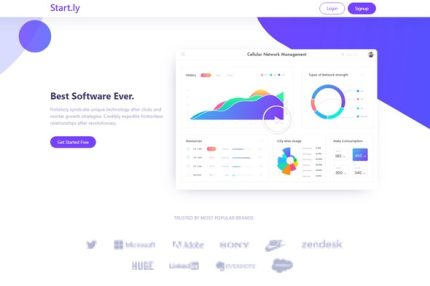 Startly Template Kit for Startups