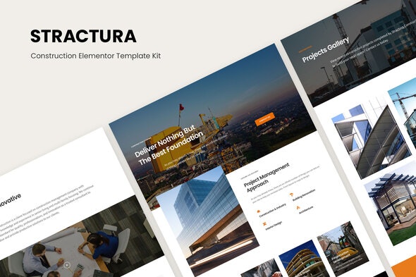Stractura – Construction Elementor Template Kit