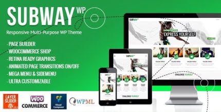 Subway - Responsive Multi-Purpose Wordpress Theme