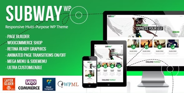 Subway - Responsive Multi-Purpose Wordpress Theme