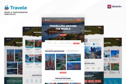 Travele - Travel & Tour Agency Elementor Template Kit