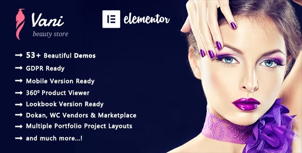 Vani 2.2.5 – Cosmetic Beauty WooCommerce WordPress Theme