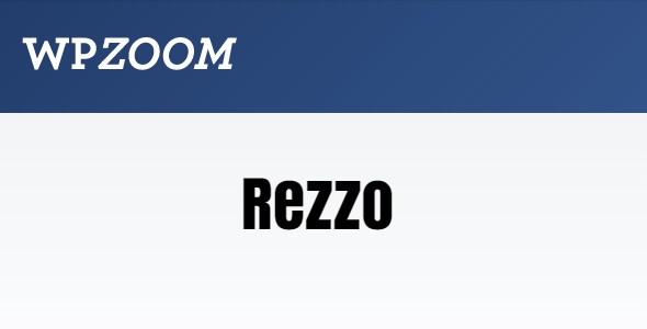 WPZoom Rezzo 1.0.2