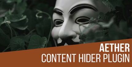 Aether - Content Hider Plugin for WordPress