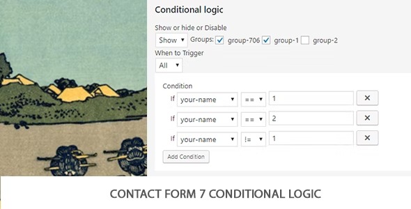 Contact Form 7 Conditional Logic 2.8.3
