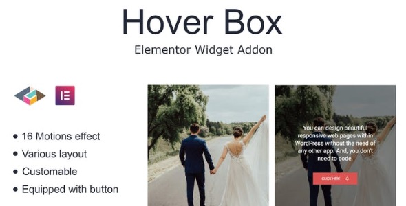 Hover Box Elementor Page Builder Addon