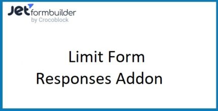 JetFormBuilder Pro Limit Form Responses Addon