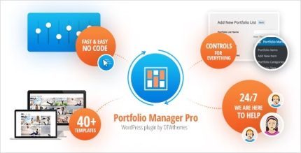 Portfolio Manager Pro - Responsive Portfolio & Gallery