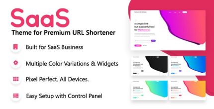 SaaS - Theme for Premium URL Shortener
