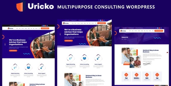 Uricko 1.0 – Multipurpose Consulting WordPress Theme