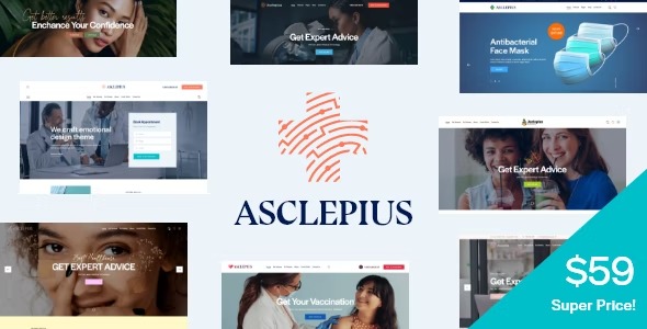 Asclepius 1.6.0 – Doctor, Medical & Healthcare WordPress Theme