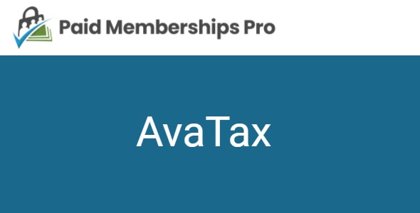 Paid Memberships Pro AvaTax 0.1