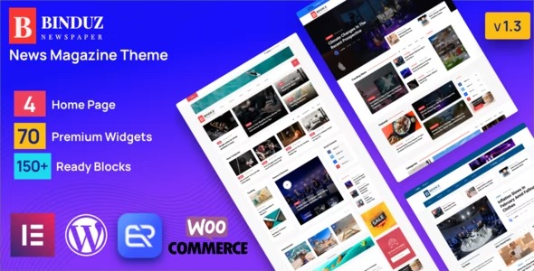 Binduz 2.7.0 – WordPress News Magazine Theme