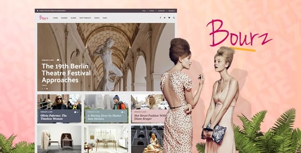 Bourz 7.0.12 – Life, Entertainment & Fashion Blog Theme