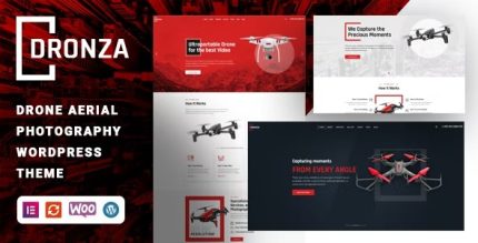Dronza - Drone Aerial Photography WordPress Theme