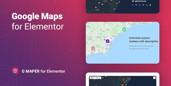 Gmaper 1.0.10 – Google Maps for Elementor
