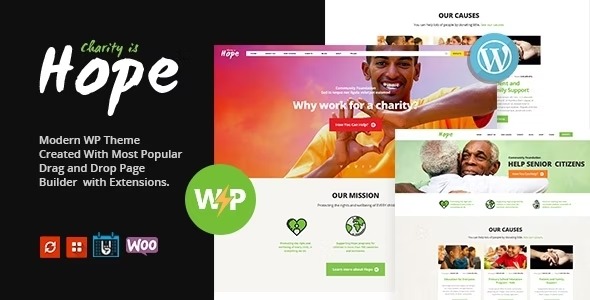Hope 3.10.0 – Non-Profit, Charity & Donations Theme + RTL
