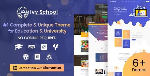 Ivy School 1.6.1 – Education, University & School Theme