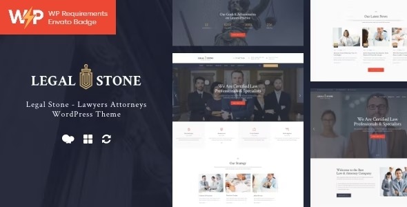 Legal Stone 1.2.10 – Lawyers & Attorneys WordPress Theme