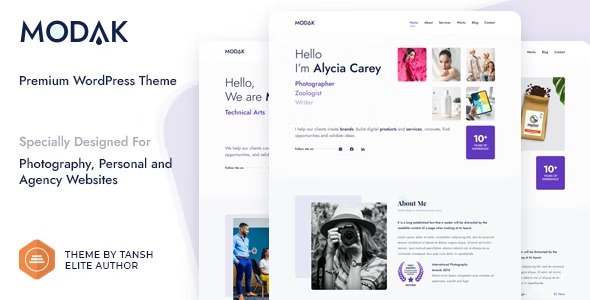 Modak 1.2.2 – One Page WordPress Theme