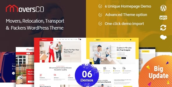 MoversCO 4.7 – Movers & Packers WordPress Theme