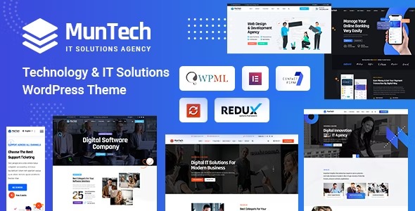 Muntech 1.0.1 – Technology & IT Solutions WordPress Theme