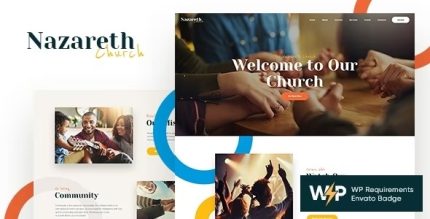 Nazareth - Church & Religion WordPress Theme
