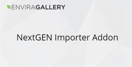 Envira Gallery NextGEN Importer Addon