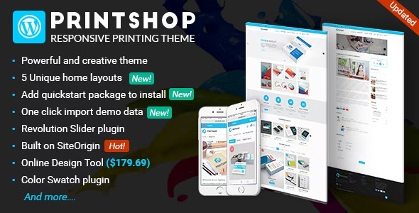 Printshop - Printing Business Elementor Template Kit